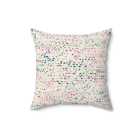 Pastel Pixel - Spun Polyester Square Pillow