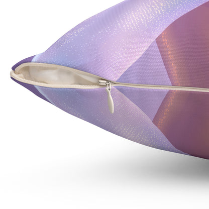 Lavender Silk Motion - Spun Polyester Square Pillow