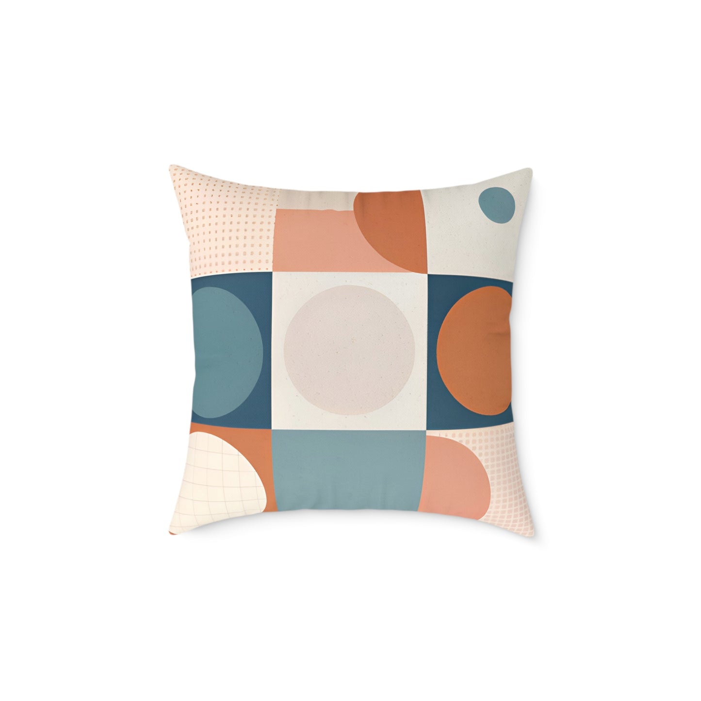 Mod Dot - Square Poly Canvas Pillow
