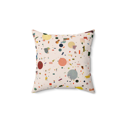 Playful Party Dots - Spun Polyester Square Pillow
