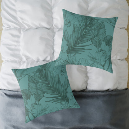 Ocean Grove Sketch - Square Poly Canvas Pillow