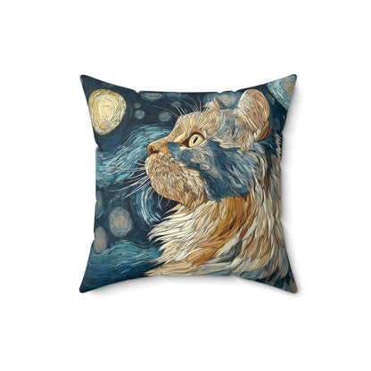 Night Sky Shepherd - Spun Polyester Square Pillow