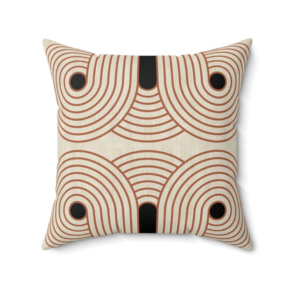 Loop Line - Spun Polyester Square Pillow