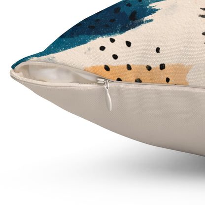 Festival Shapes Bloom - Spun Polyester Square Pillow
