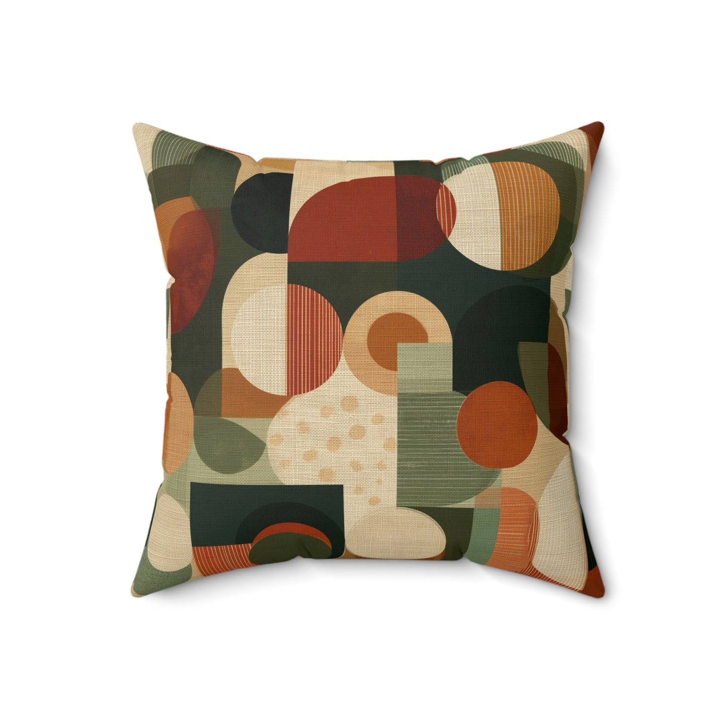 Geo Groove - Spun Polyester Square Pillow