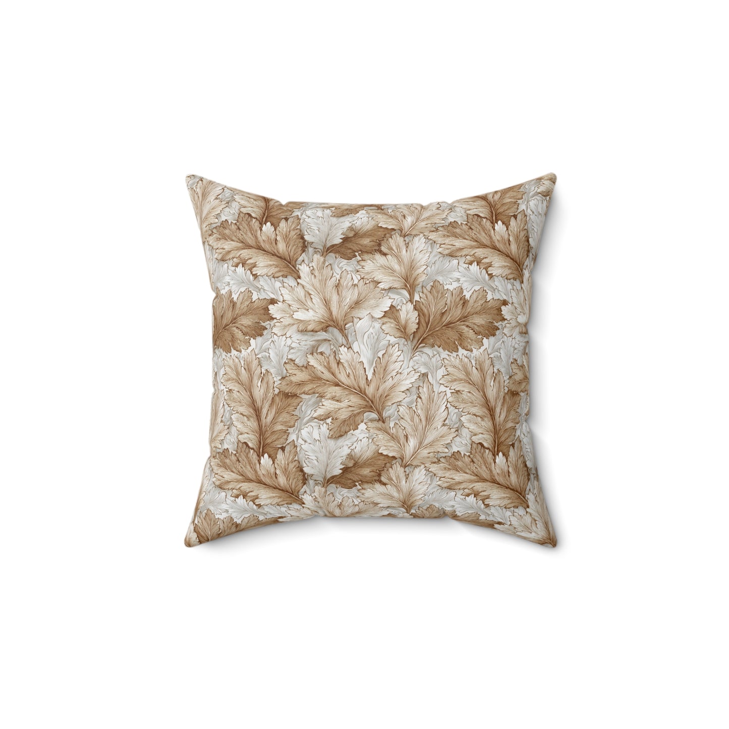 Camellia Cream Weave - Spun Polyester Square Pillow