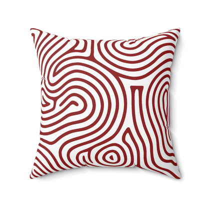 Contour Flow - Spun Polyester Square Pillow