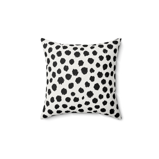Soft Pollen Dot - Spun Polyester Square Pillow