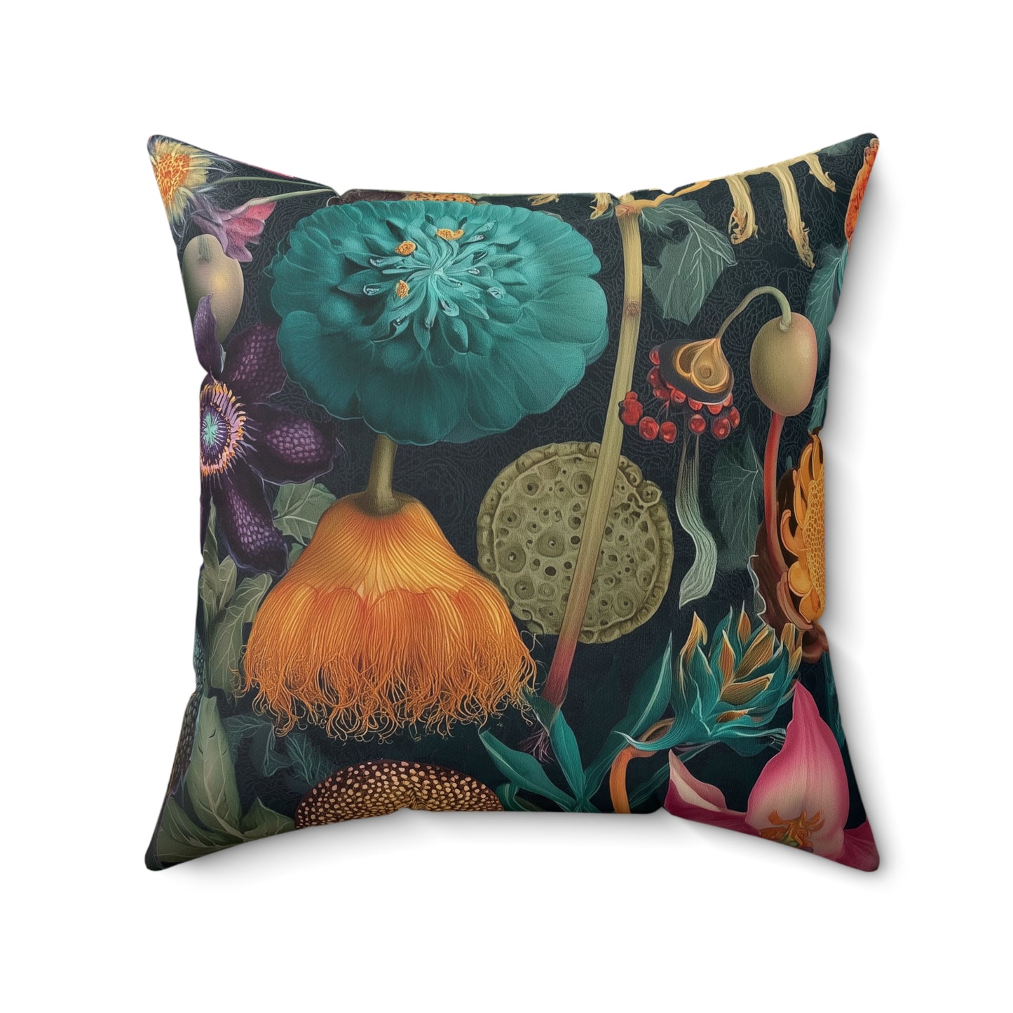 Opulent Garden - Faux Suede Square Pillow