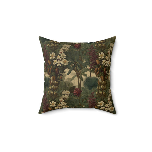 Thistlewood Woodland Bloom - Faux Suede Square Pillow