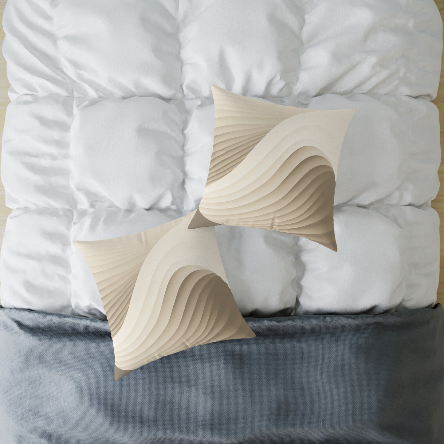 Desert Sweep - Square Poly Canvas Pillow