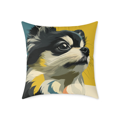 Pomeranian - Square Poly Canvas Pillow