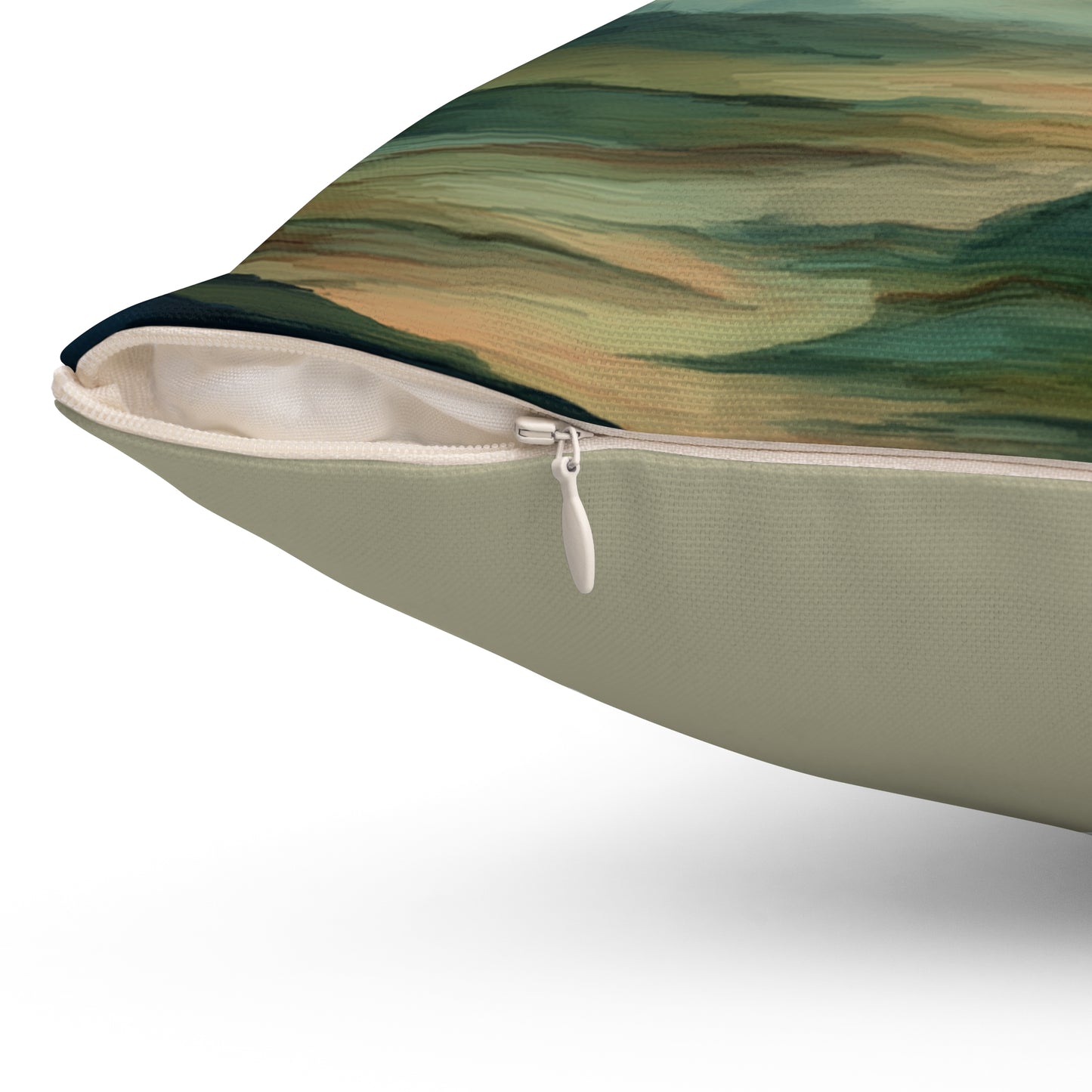 Dawn Valley Peaks - Spun Polyester Square Pillow