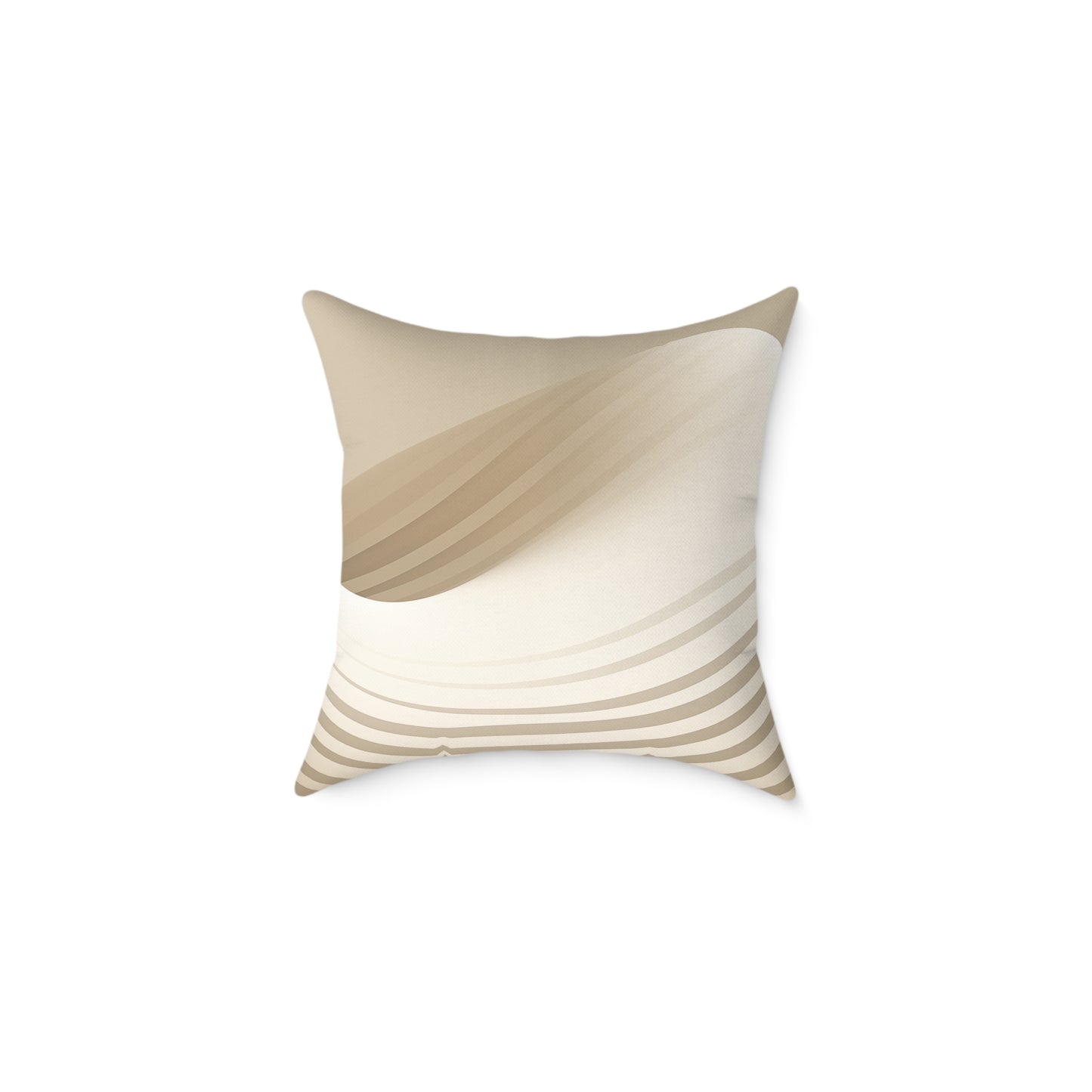 Sculpted Sands - Square Poly Canvas Pillow