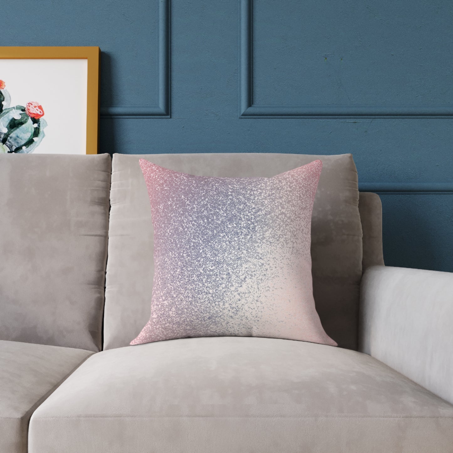 Sugar Dust Glow - Square Poly Canvas Pillow