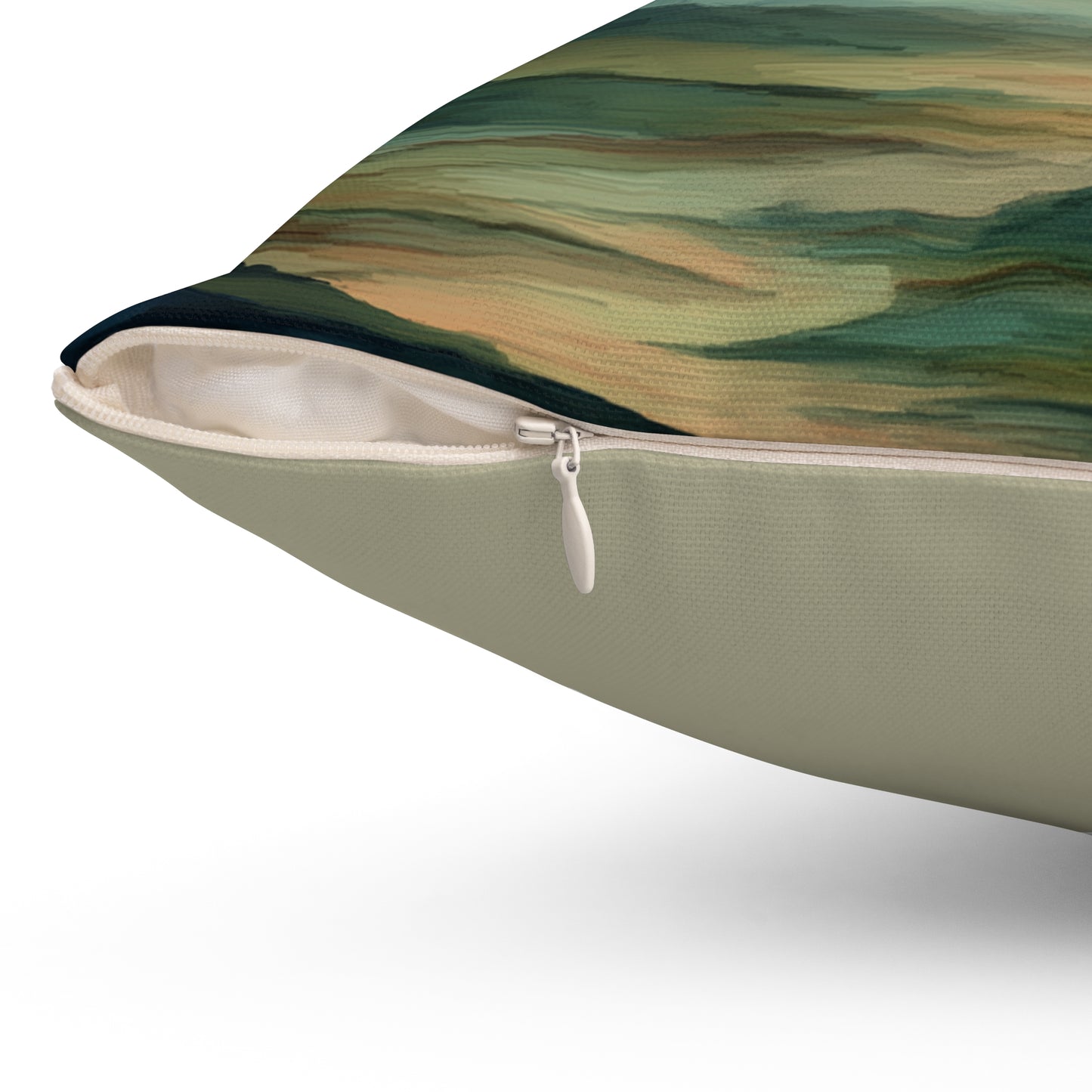 Dawn Valley Peaks - Spun Polyester Square Pillow