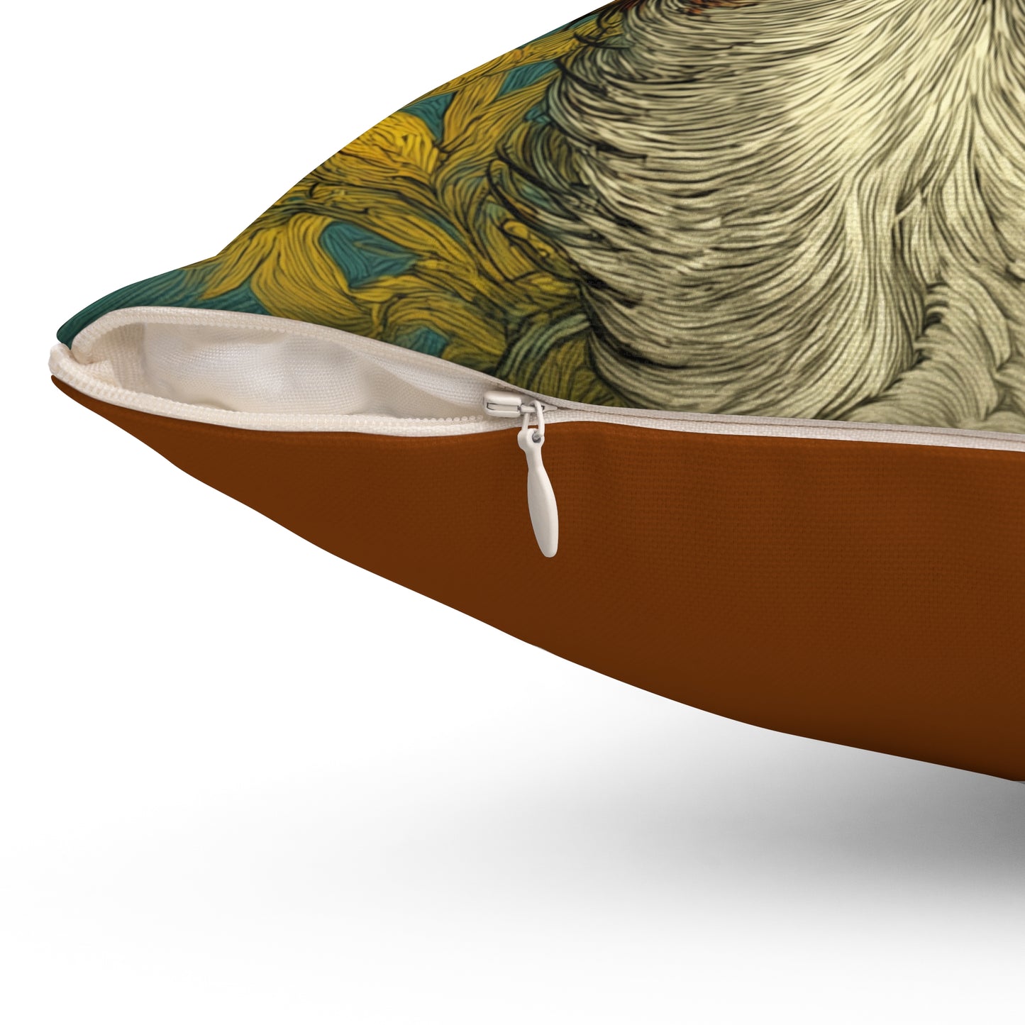 Autumn Setter - Spun Polyester Square Pillow