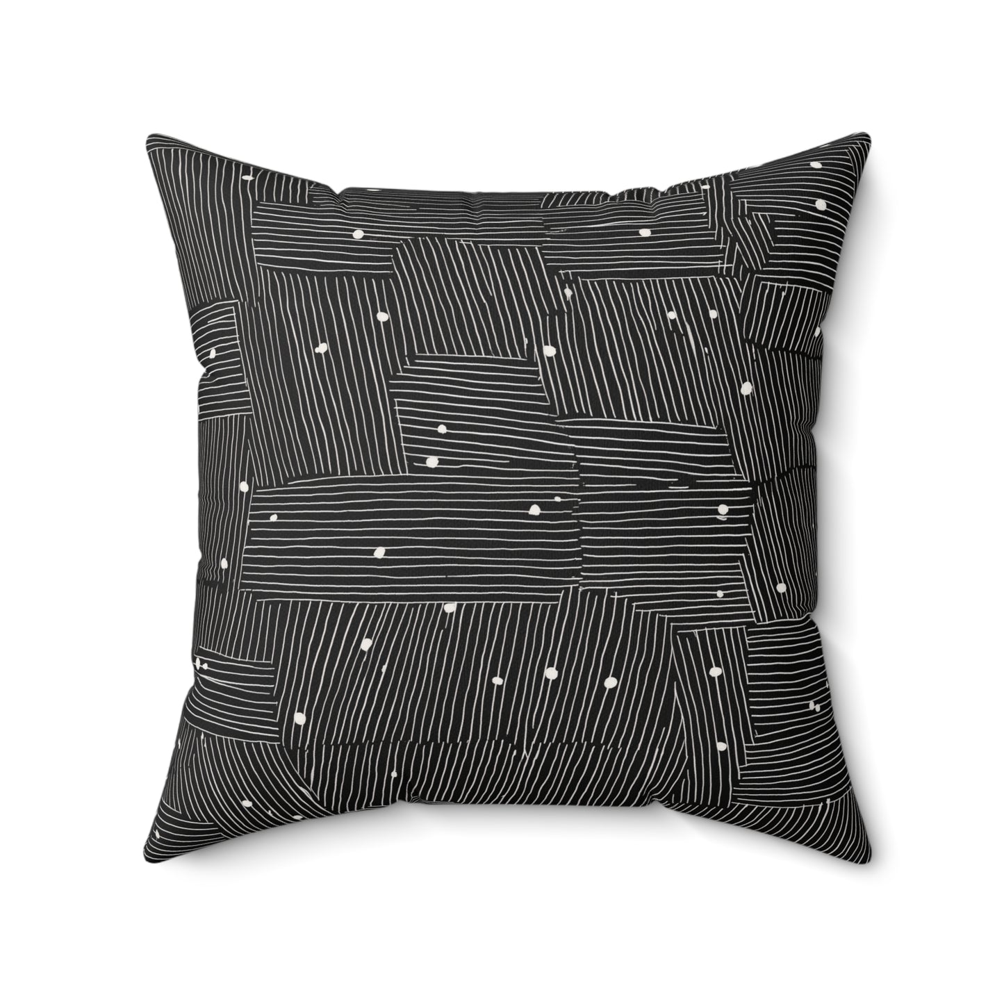 Maze Geo - Spun Polyester Square Pillow