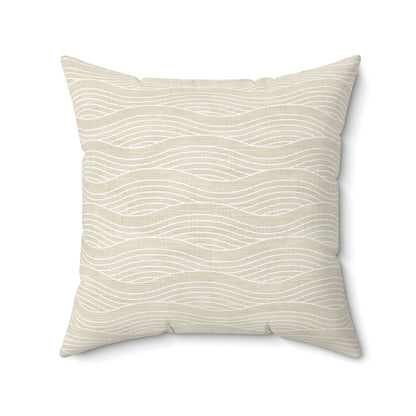 Soft Ripple - Spun Polyester Square Pillow