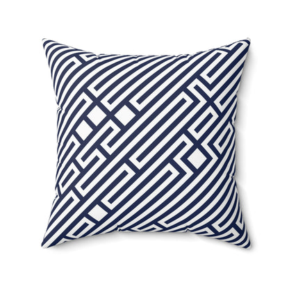 Labyrinth - Spun Polyester Square Pillow