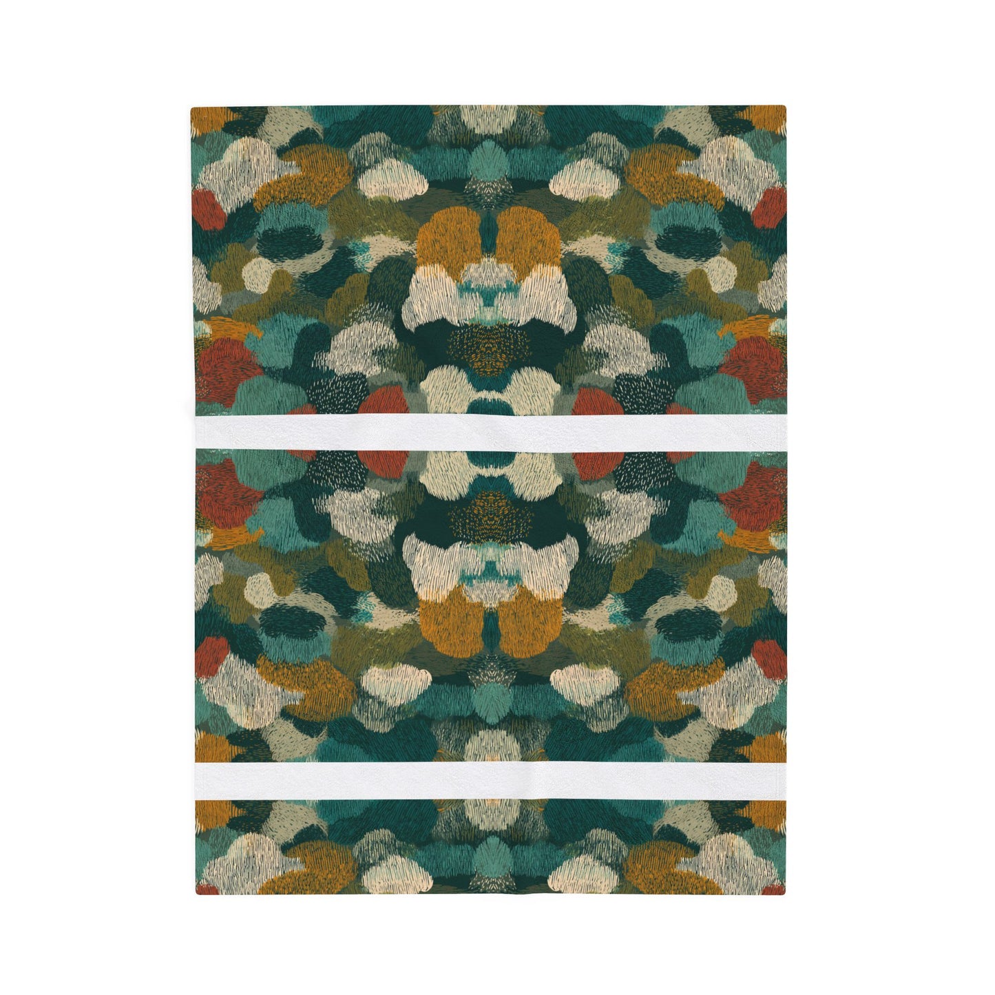 Midnight Forest Canopy - Velveteen Plush Blanket