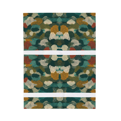 Midnight Forest Canopy - Velveteen Plush Blanket