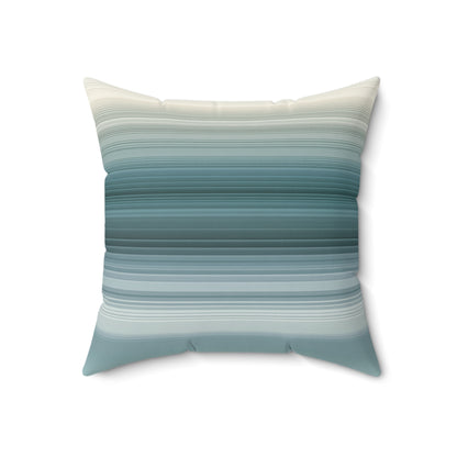 Mistline Neutral Fade - Faux Suede Square Pillow