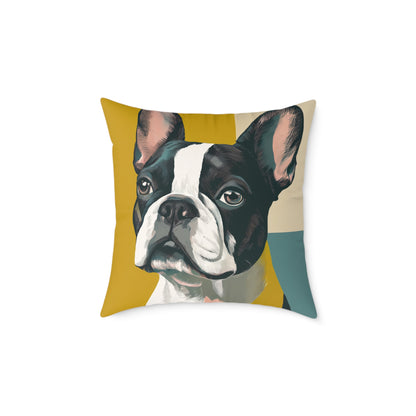Boston Bright - Square Poly Canvas Pillow