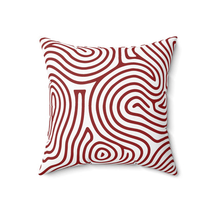 Contour Flow - Spun Polyester Square Pillow