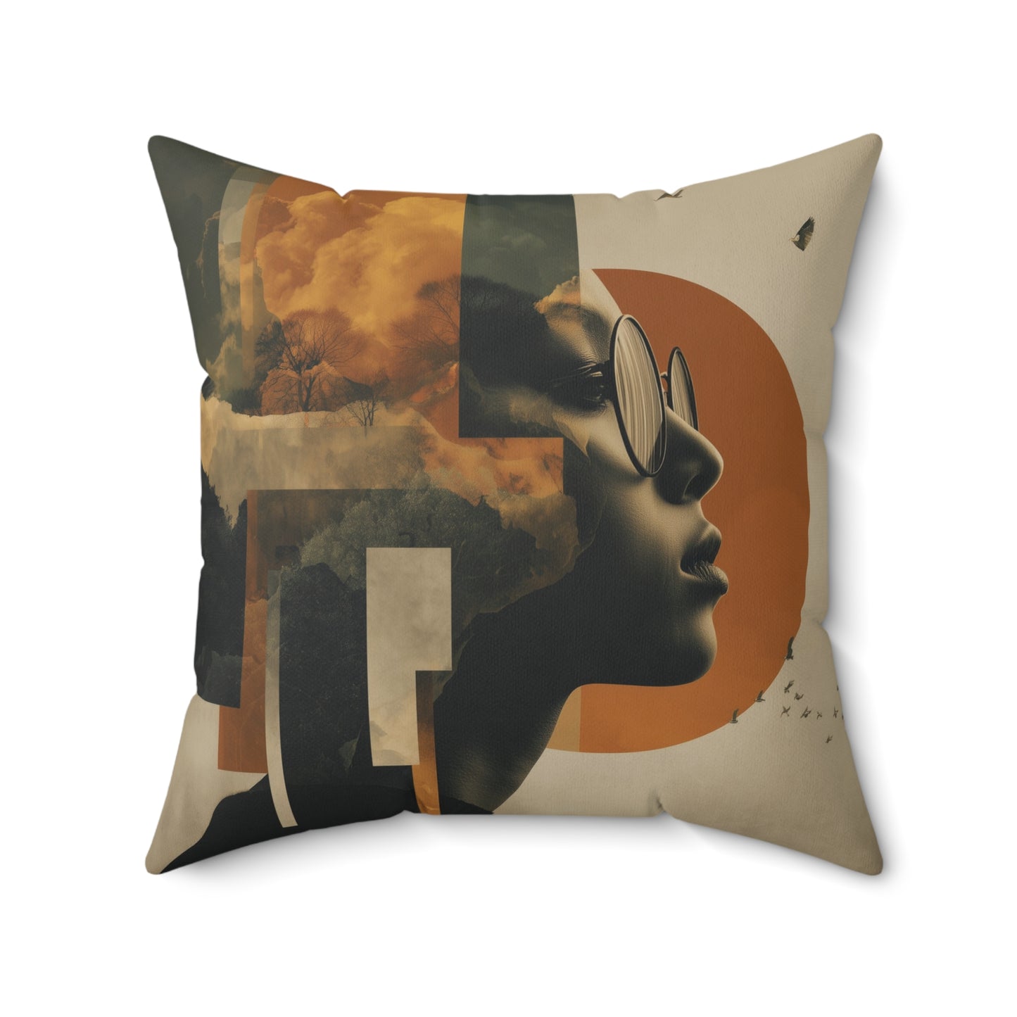 Solar Dream - Spun Polyester Square Pillow