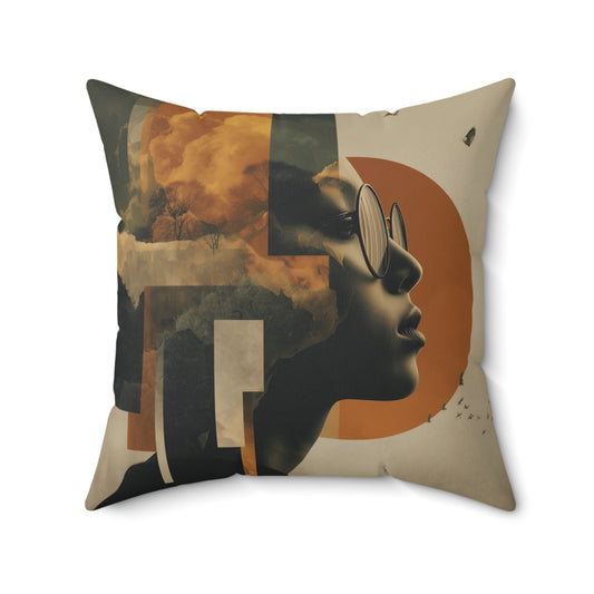 Solar Dream - Spun Polyester Square Pillow