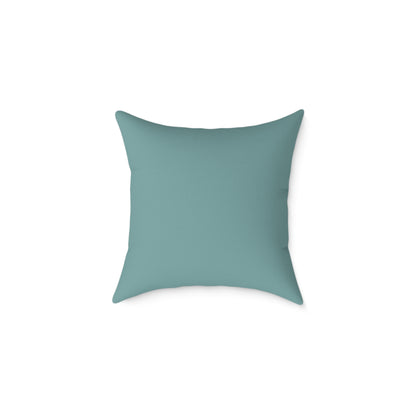 Pastel Pebble Garden - Square Poly Canvas Pillow