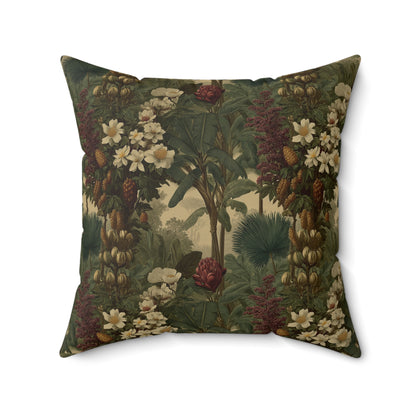 Thistlewood Woodland Bloom - Faux Suede Square Pillow