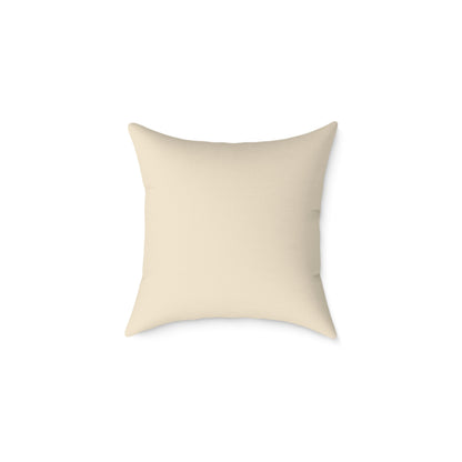 Golden Daydream - Square Poly Canvas Pillow