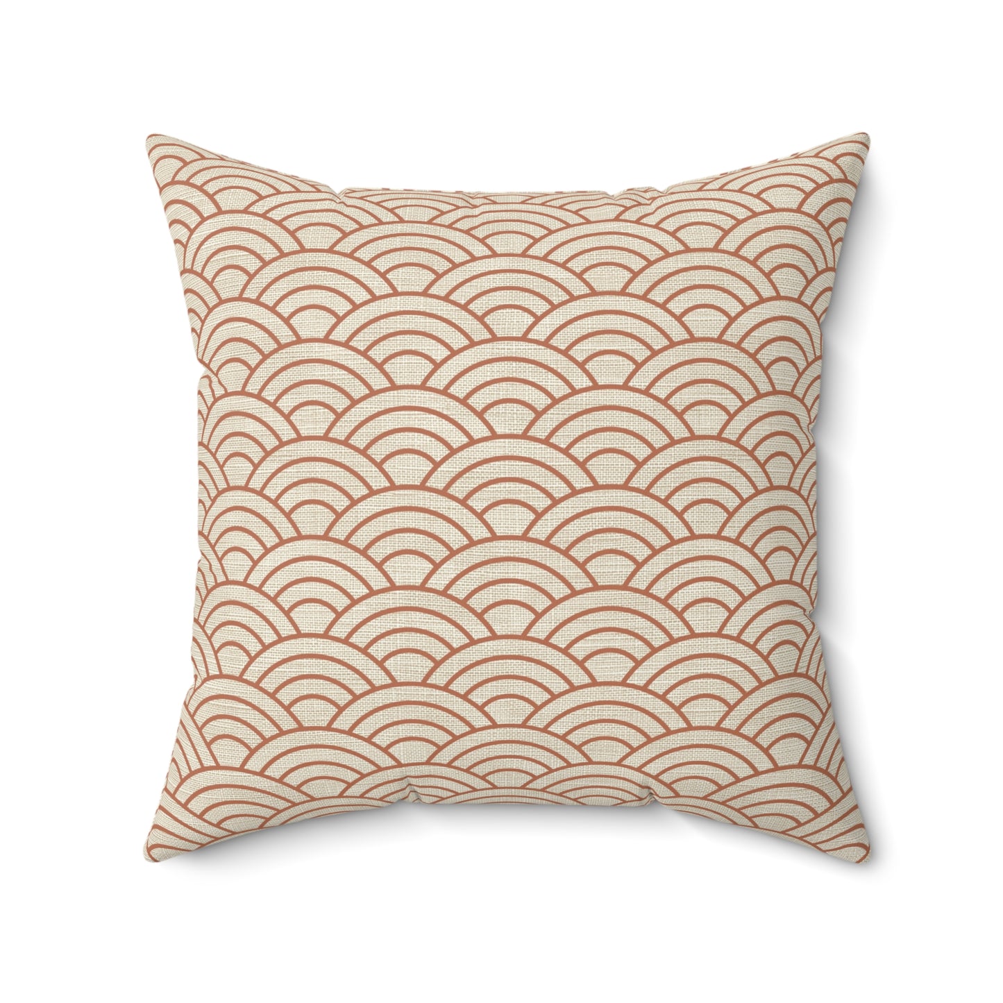 Terra Scallop - Spun Polyester Square Pillow