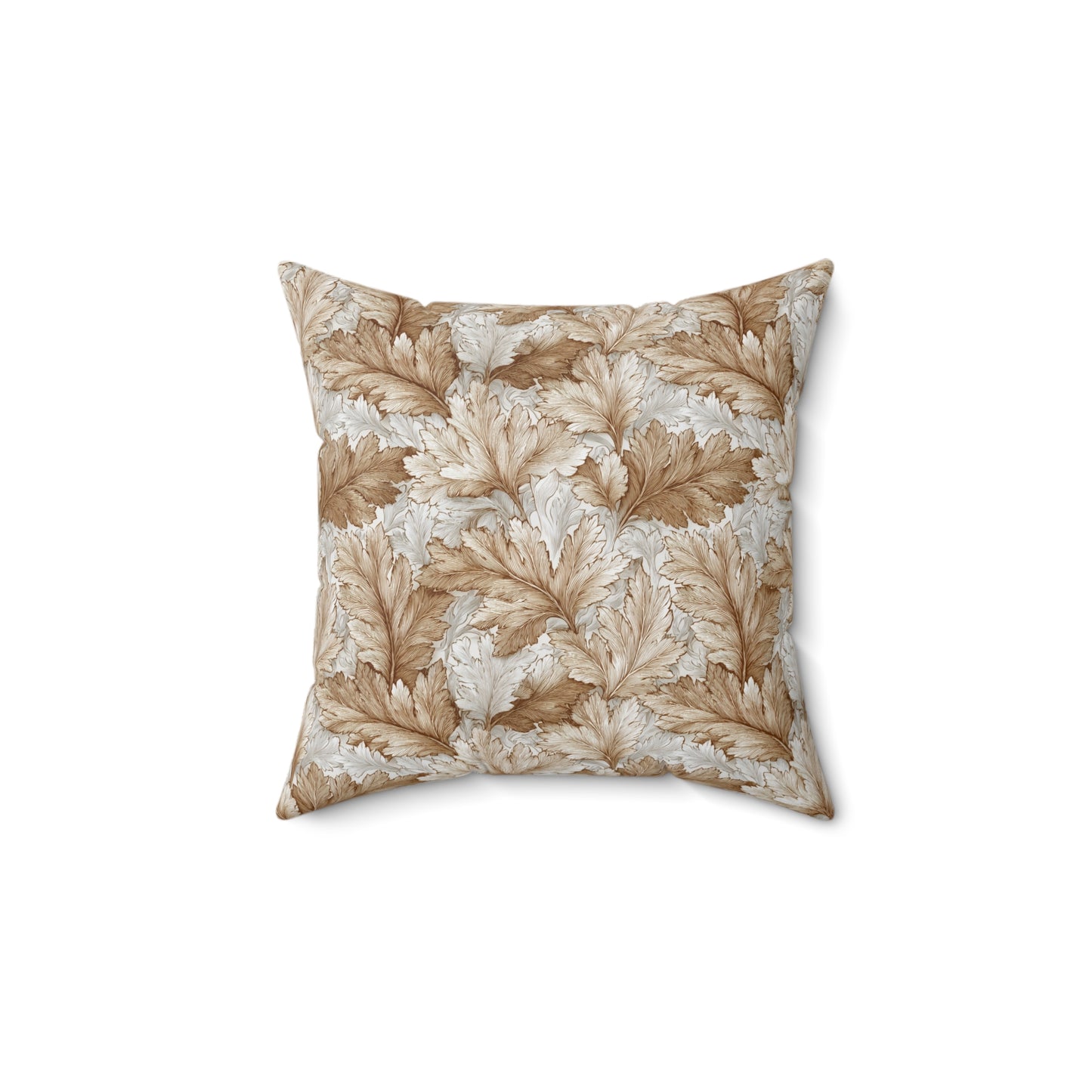 Camellia Cream Weave - Spun Polyester Square Pillow