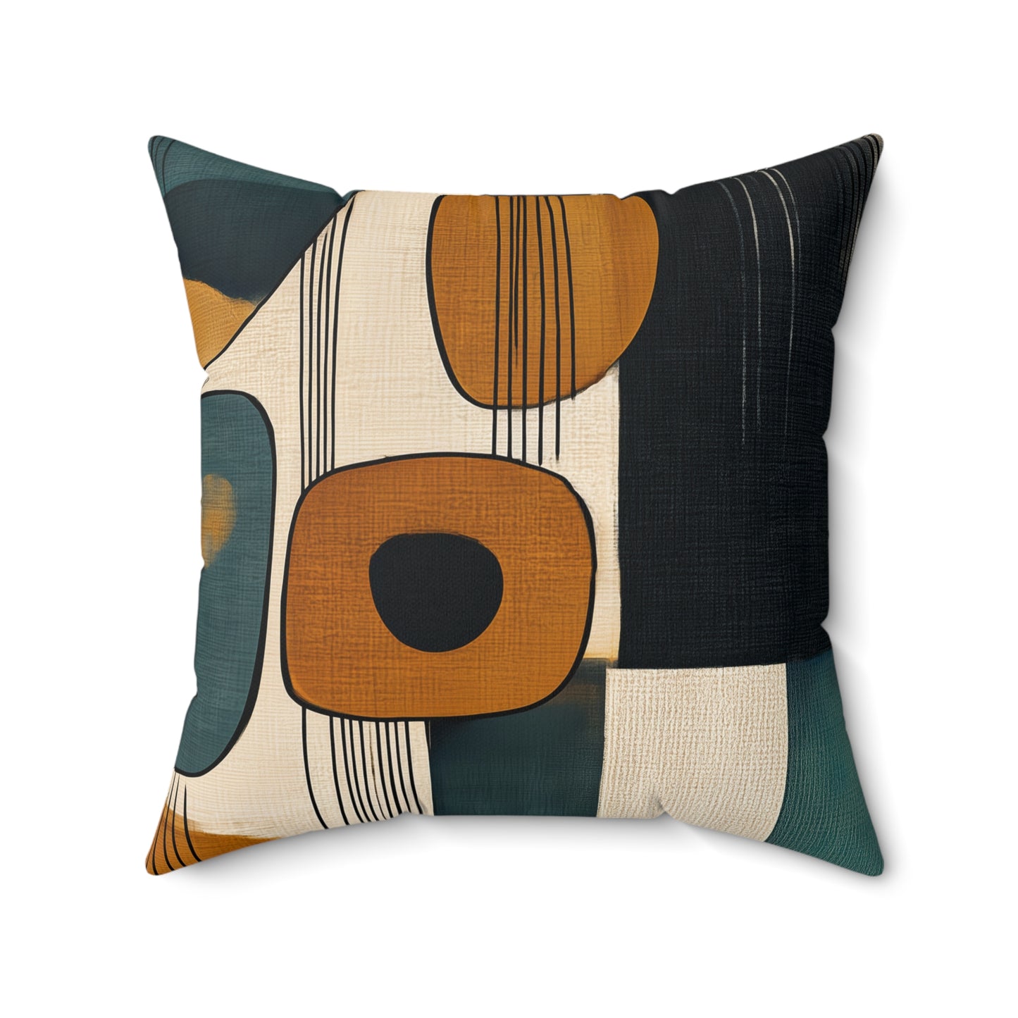Atomic Orchard - Spun Polyester Square Pillow