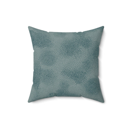 Deep Dot Fade - Spun Polyester Square Pillow