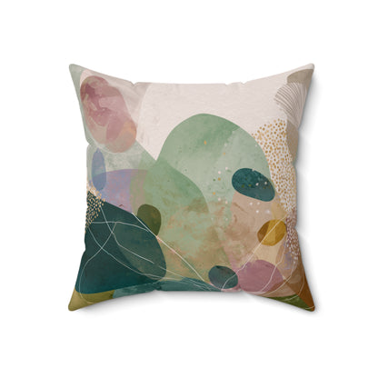 Botanical Mist Garden - Spun Polyester Square Pillow