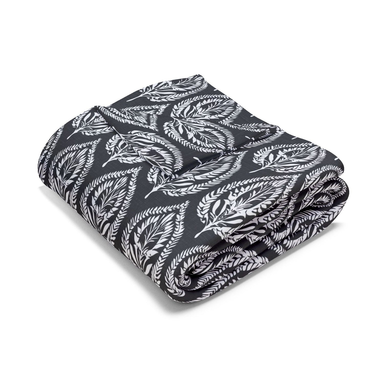 Deco Leaf - Arctic Fleece Blanket