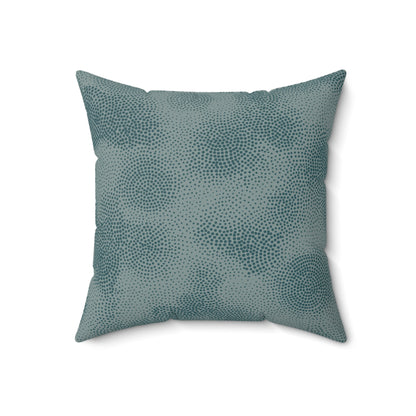 Deep Dot Fade - Spun Polyester Square Pillow