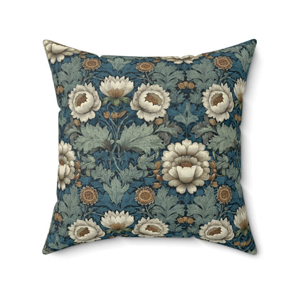 Ivory Petal Mirage - Spun Polyester Square Pillow