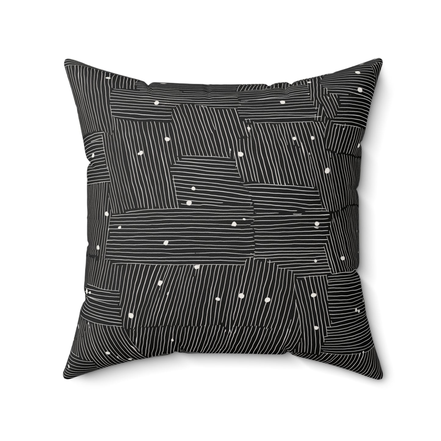 Maze Geo - Spun Polyester Square Pillow