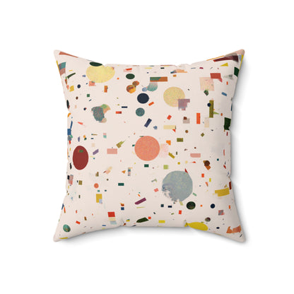 Playful Party Dots - Spun Polyester Square Pillow