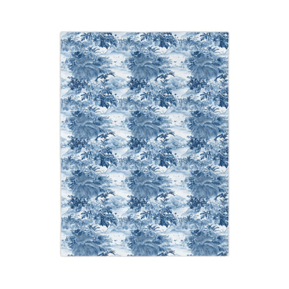 Tropical Toile - Velveteen Microfiber Blanket