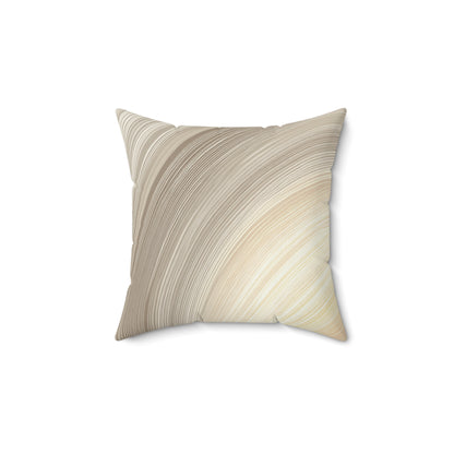 Radiant Halo Lines - Faux Suede Square Pillow