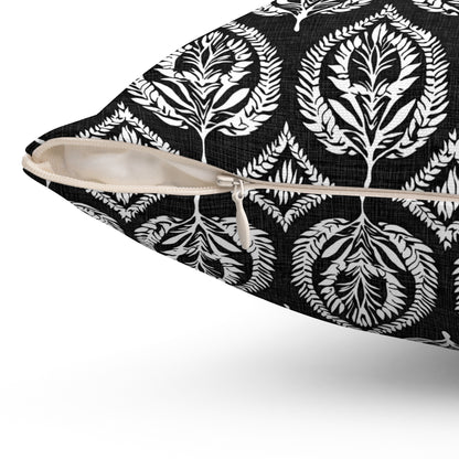 Deco Leaf - Spun Polyester Square Pillow