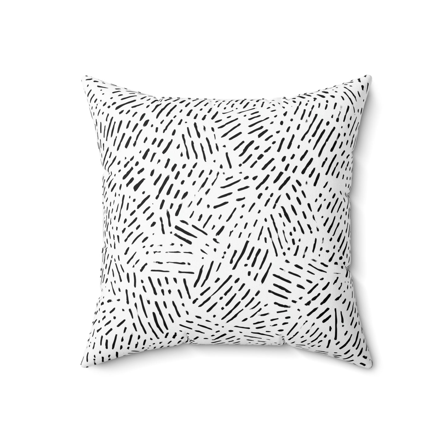 Sketch Scatter Lines - Spun Polyester Square Pillow
