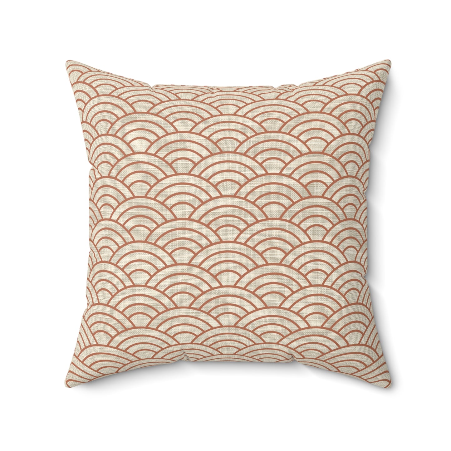 Terra Scallop - Spun Polyester Square Pillow