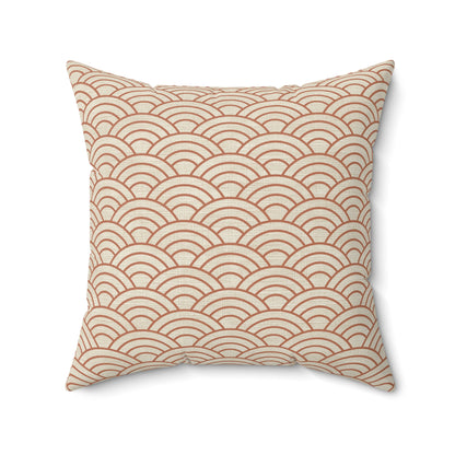 Terra Scallop - Spun Polyester Square Pillow